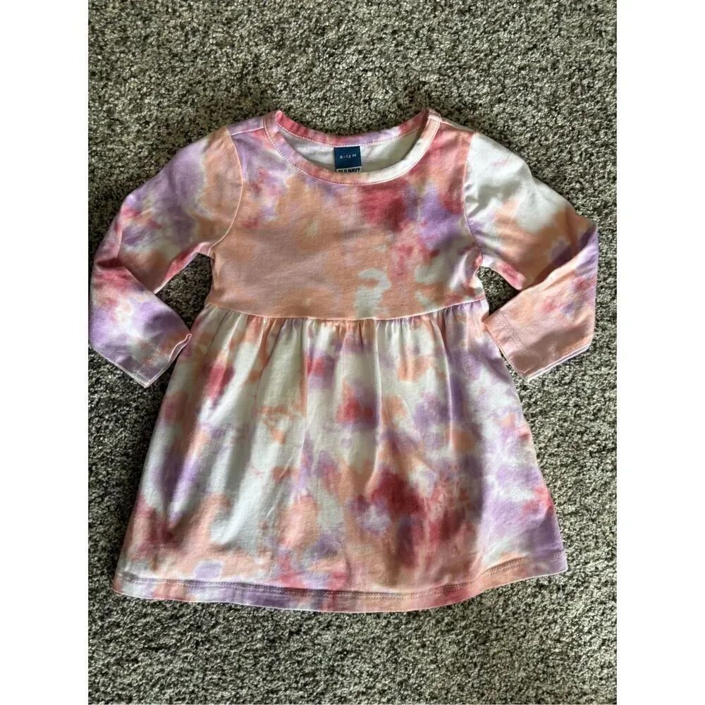 ❤️Old Navy Baby Girls Tie Dye Dress 6-12M